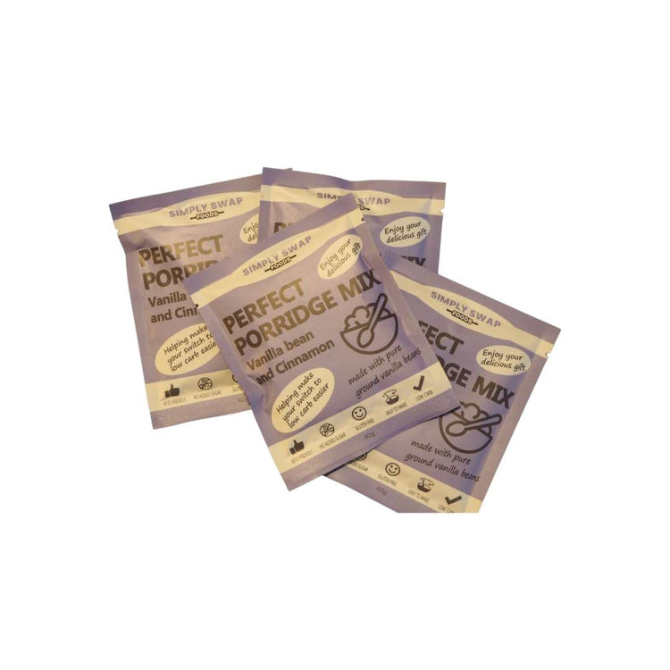 Keto Porridge - Vanilla & Cinnamon - Single serve bundle