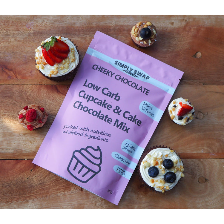Low Carb Chocolate Cupcake & Cake Mix