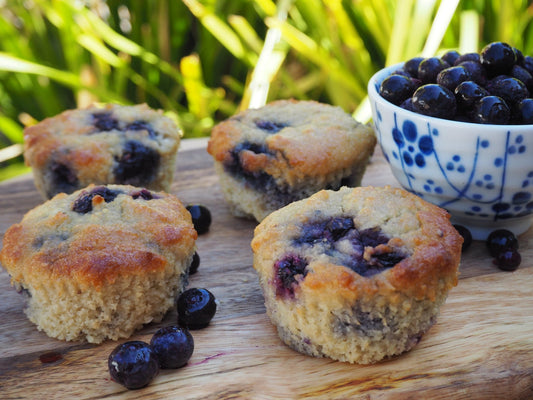 Low Carb Keto Blueberry Muffins