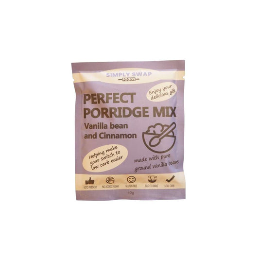 Keto Porridge - Vanilla & Cinnamon - Single serve bundle